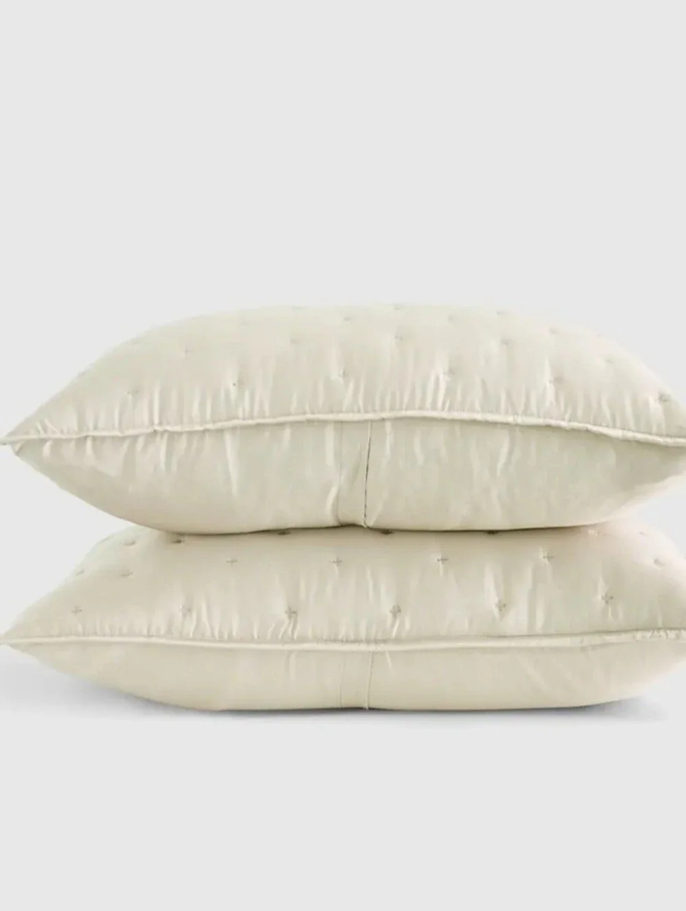 Quince Bamboo Dream Quilted Sham Set, Ivory, King